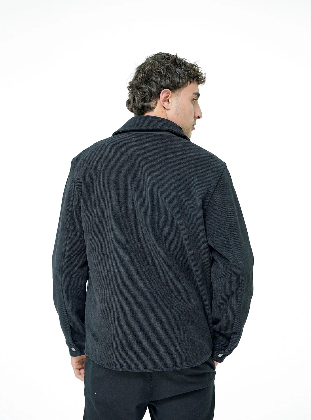 Blouson col chemise d.face